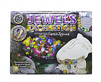 Набор для проведения раскопок JEWELS EXCAVATION Натуральные камни Dankotoys (JEX-01-01) DH, код: 2318476