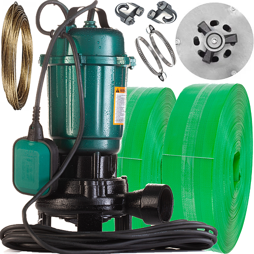 ФЕКАЛЬНЫЙ НАСОС AQUATIC ASX15-2.6 с ножом + шланг 25м (ID#2153339291 ...