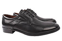 Туфлі чоловічі з натуральної шкіри на шнурівці на низькому ходу Чорні Lido Marinozi 183-20 21 GG, код: 7362378