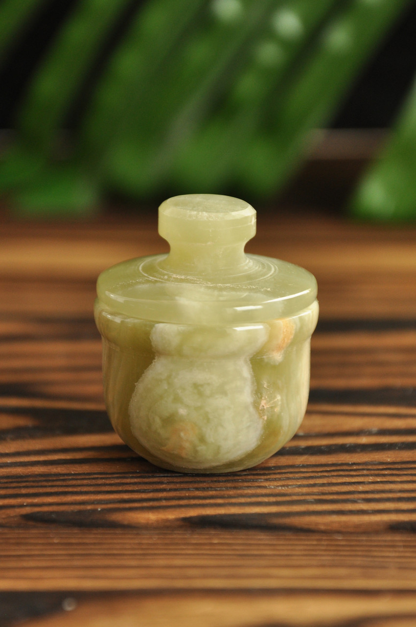 Скринька з натурального каменю онікс, 4 см (колір, як на фото), фото 1