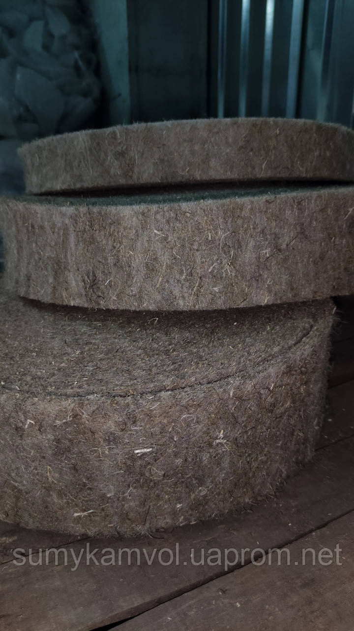 Міжвінцевий  конопляний утеплювач (ширина 20 см), ущільнювач "Консулейт". Для зрубів