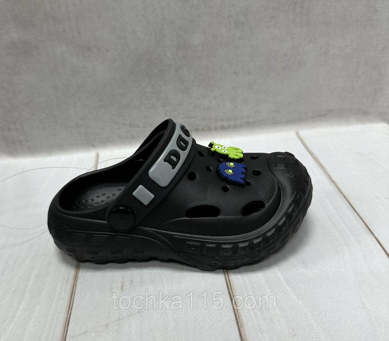 Дитячі крокси сабо crocs Dago чорні р28 18.7 см