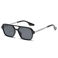 Сонцезахисні окуляри Авіатори  вінтажні прямокутні капельки
