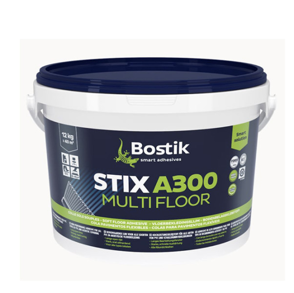 Акриловий клей для підлогових покриттів Bostik Stix A300 Multi Floor
