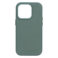 Чехол Leather Case для Apple iPhone 14 Pro Pine needle green TV, код: 7607085