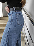Джинси Sessanta жіночі кльош від бедра широкі 28 блакитні, фото 6