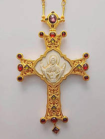Хрест наперсний наградний з камінням для священика