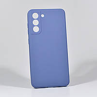 Защитный чехол для Samsung S21 FE (SM-G990) TPU Candy голубой / Mist blue Full Camera