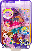 Ігровий набір Поллі Покет Спа Салон для тварин Грумінг Пуделя Polly Pocket Groom & Glam Poodle Mattel