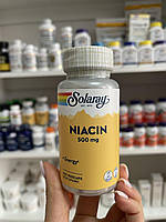 Solaray, Niacin, 500 mg, 100 VegCaps