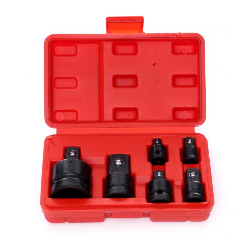 Набір ударних перехідників 1/4" / 3/8" / 1/2" / 3/4" (25-50 мм) 6 од. Kraft & Dele KD10524, фото 1