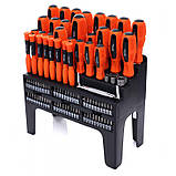 Набір інструментів: викрутки/біти 100 шт. Kraft & Dele KD10957, фото 2