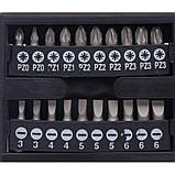 Набір інструментів: викрутки/біти 100 шт. Kraft & Dele KD10957, фото 6