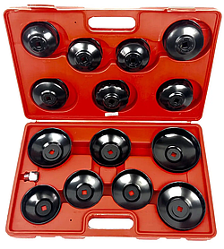 Набір ключів для зняття масляних фільтрів LEX LXOS15 15 шт Набір знімачів