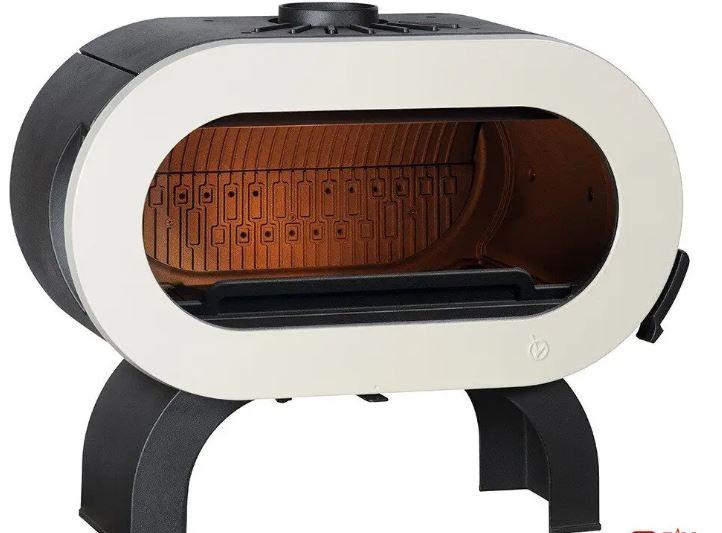 Піч-камін FIFTY arche Invicta емаль слонова кістка, фото 1