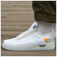 Мужские кроссовки Nike Air Force 1 Low x Off-White White AO4606-100 белые кроссовки найк аир форс офф вайт лов