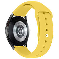 Силіконовий ремінець Sport для Smart Watch 20mm Жовтий / Yellow