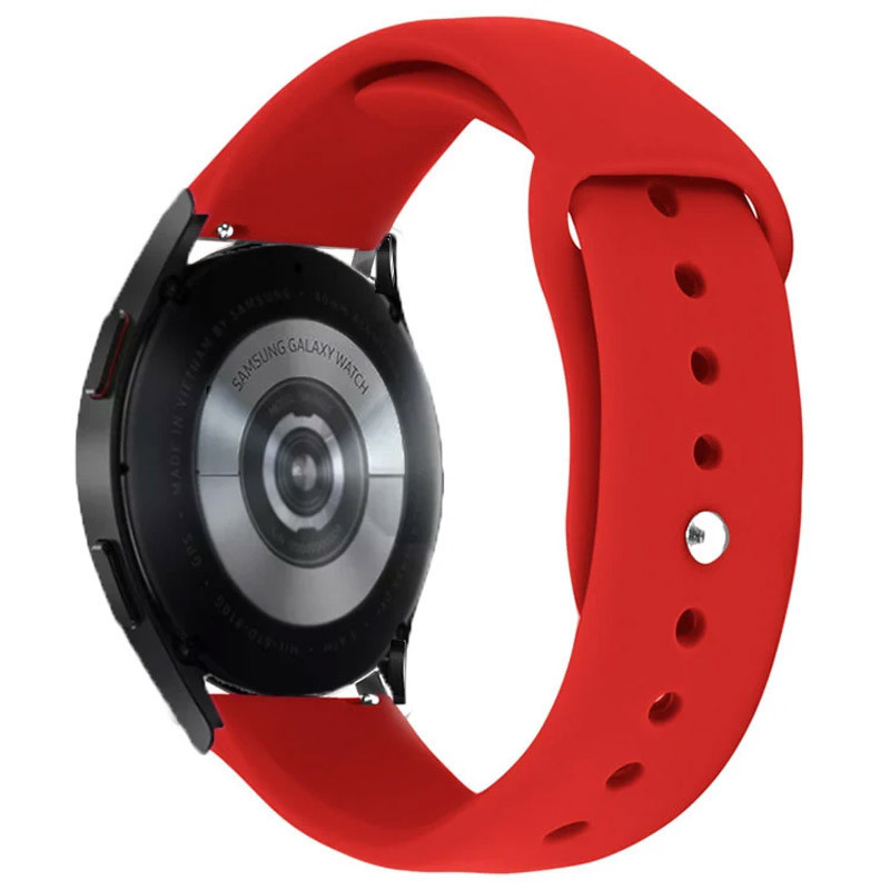 Силіконовий ремінець Sport для Smart Watch 20mm Червоний / Red, фото 1