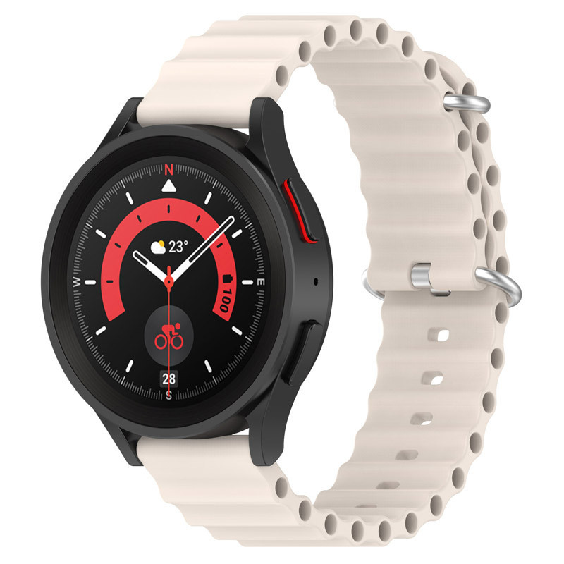 Ремінець Ocean Band для Smart Watch 20mm Бежевий / Antique White