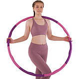 Гімнастичний обруч Хулахуп Hula Hoop FITNESS RING 95 см обруч для талії SL-3012, фото 10