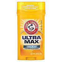 Arm & Hammer UltraMax Cool Blast твердый дезодорант-антиперспирант для мужчин свежий аромат. 73 г