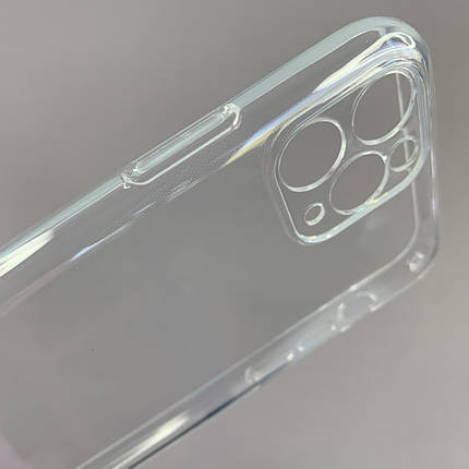 Чохол для Apple iPhone 11 Pro силіконовий із захистом камери на телефон айфон 11 про прозорий hlg, фото 2