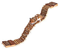 Игрушка для грызунов Trixie Мост подвесной 55.5x7 см Коричневый (4011905062211) KP, код: 7573392
