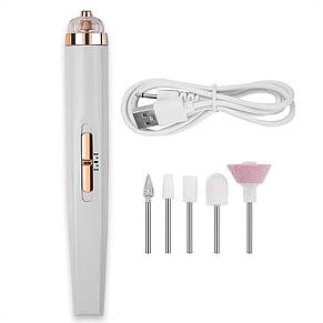 Фрезер Flawless Salon Nails EL-2064 для манікюру та педикюру, Білий, фото 3