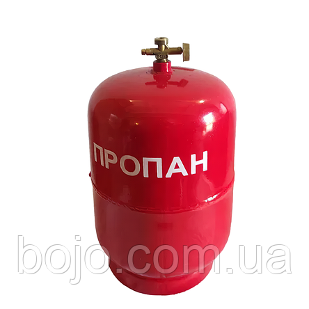 Газовий балон кемпінговий Турист без пальника 8 л, Червоний, фото 3