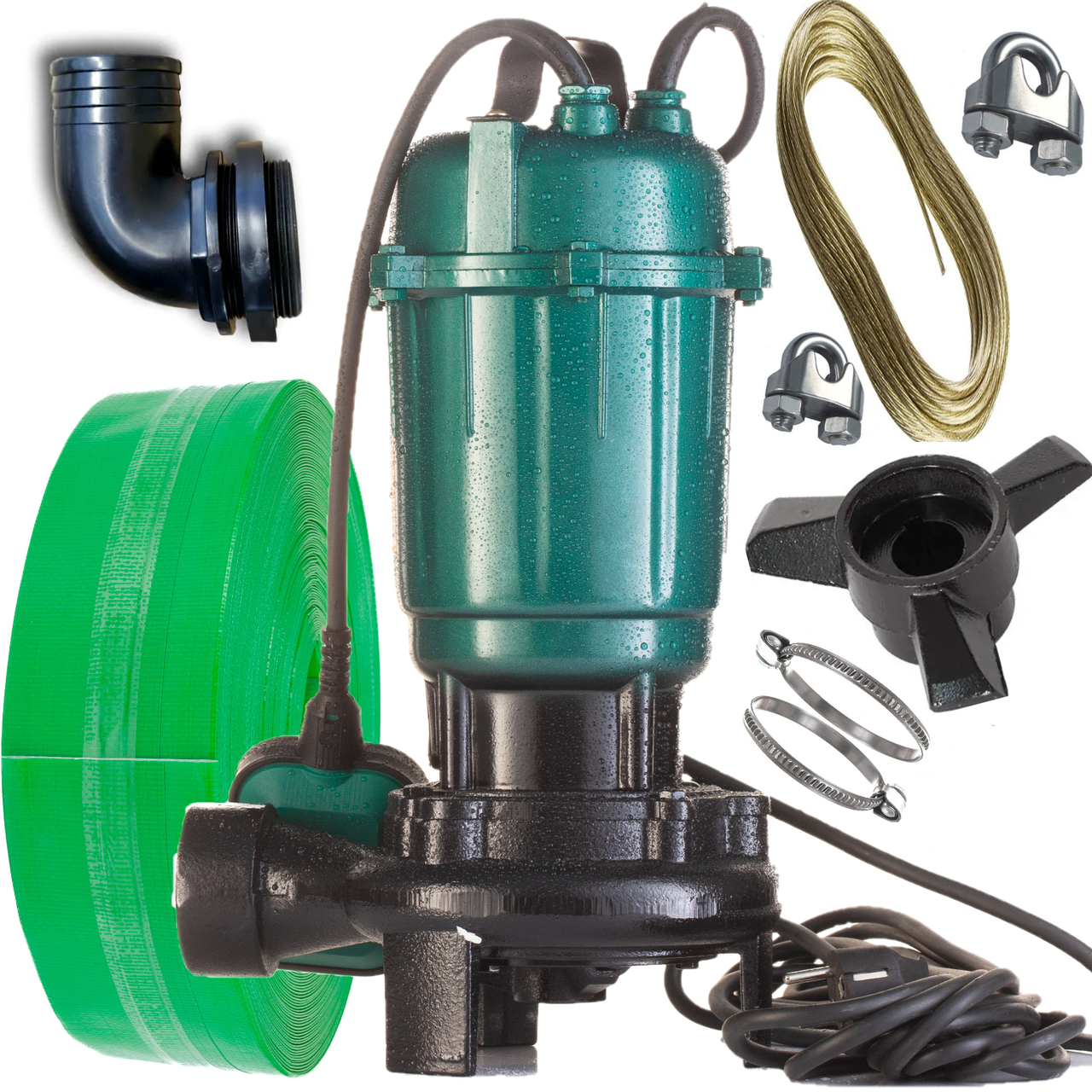 ФЕКАЛЬНЫЙ НАСОС AQUATIC ASX15-2.6 с ножом + шланг 10м
