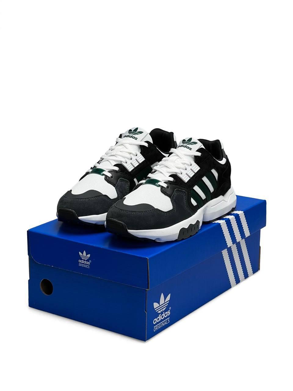 Чоловічі кросівки Adidas Originals ZX Torsion White Green (Білі) Взуття Адідас Торшин натуральна замша сітка демісезон
