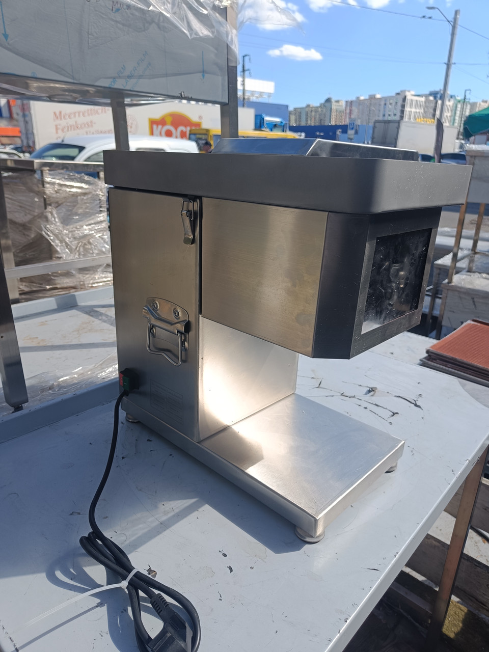 Слайсер Vektor TS1 з ножем 5 мм для нарізання м'яса й овочів на смужки, фото 1