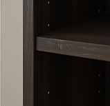 Книжкова шафа IKEA BILLY  Темно-коричнева імітація. дуб 804.927.82, фото 3