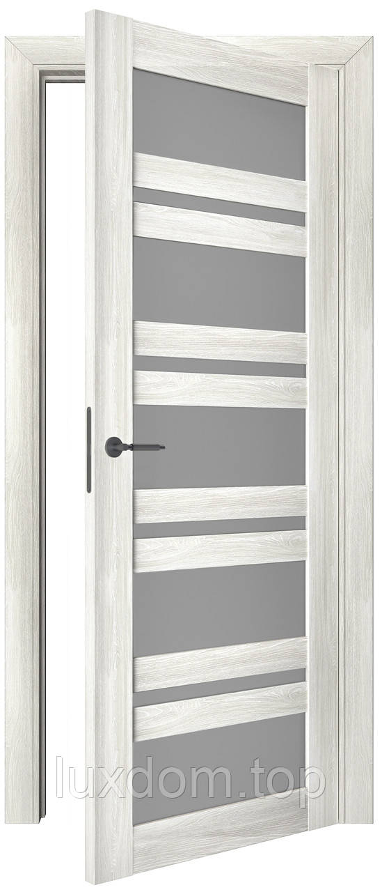 Двері модель 107 Пломбір (засклена) - фото 2 - id-p2163920062