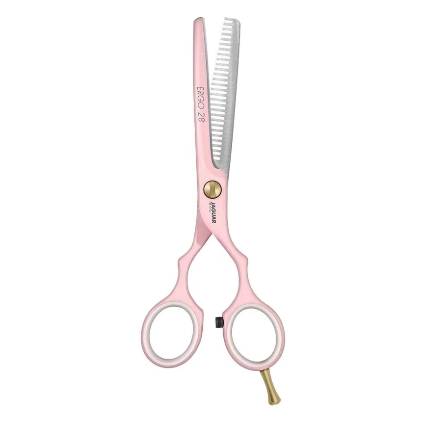 Ножиці для стрижки філірувальні Jaguar Prestyle Ergo 28 Pink 5.5" (83855-1), фото 1