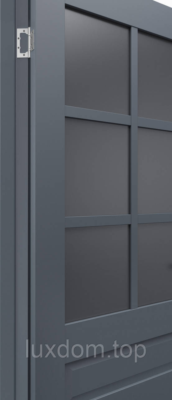 Двері модель 607Антрацит (засклена) - фото 3 - id-p2163920117