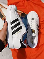 Кроссовки суперстар адидас белые удобные Adidas Superstar White стильные Кеды мужские adidas superstar белые 40