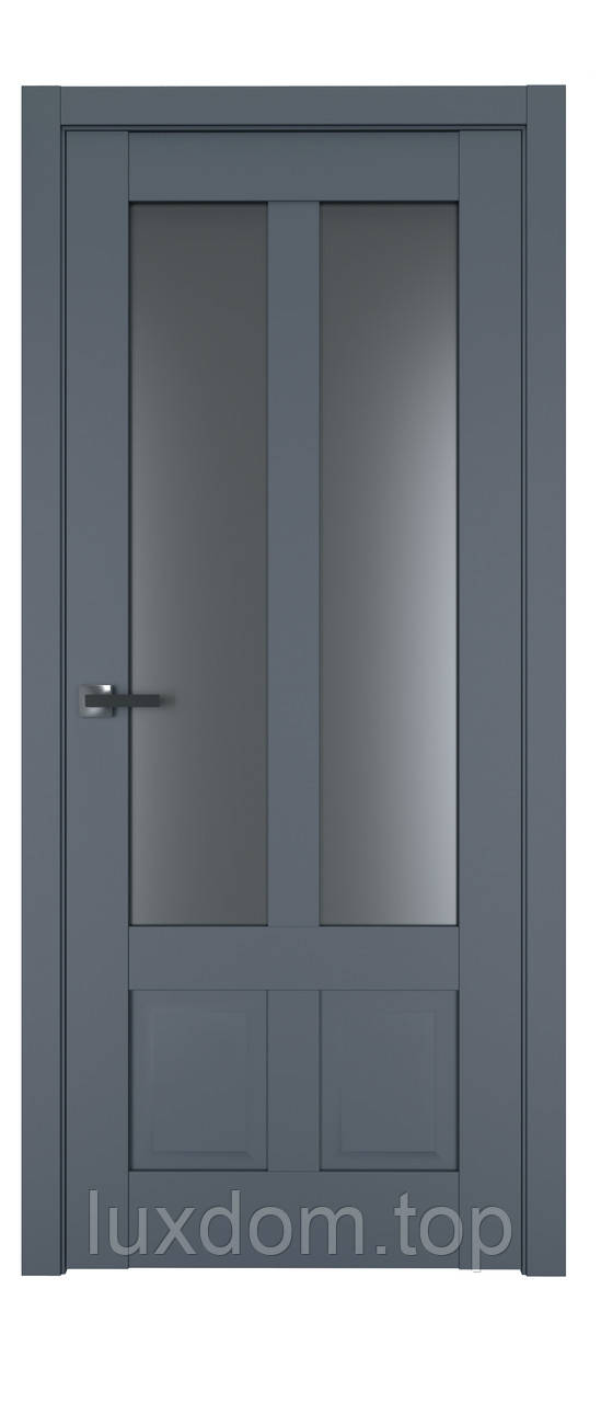 Двері модель 609 Антрацит (засклена) - фото 1 - id-p2163920131