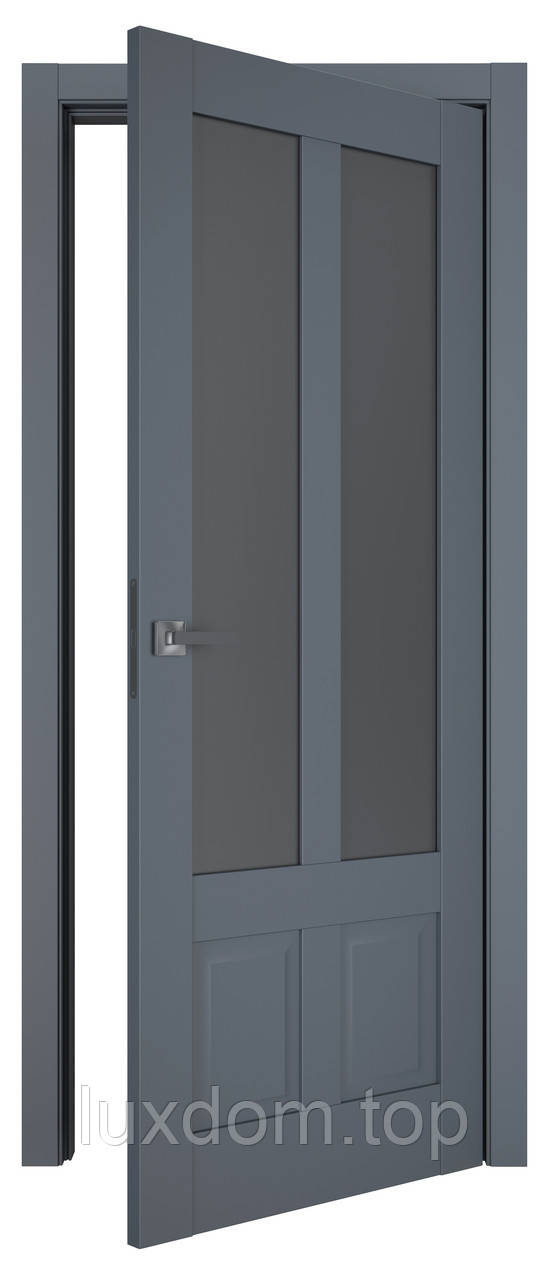 Двері модель 609 Антрацит (засклена) - фото 2 - id-p2163920131