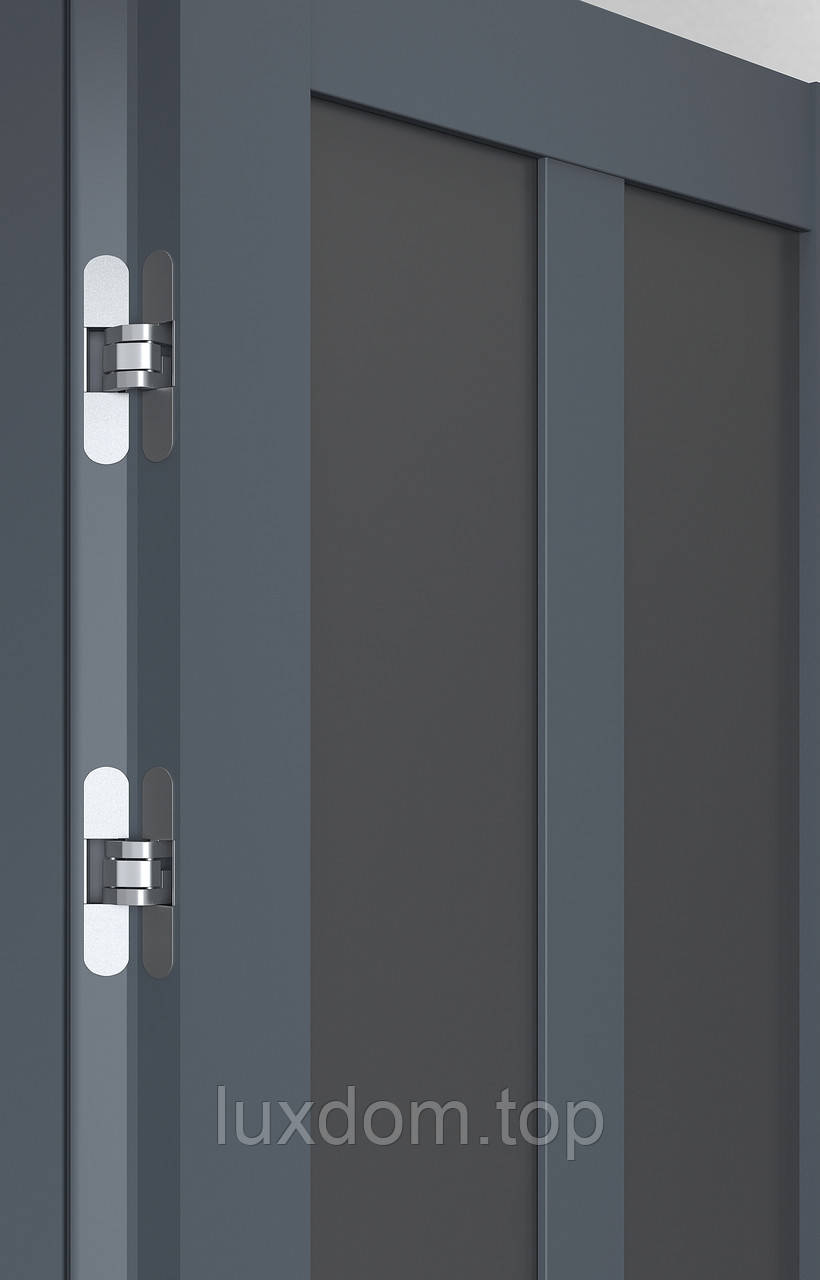 Двері модель 609 Антрацит (засклена) - фото 3 - id-p2163920131