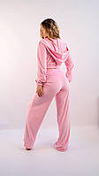 Женский весенне-летний спортивный костюм, кофта с капюшоном и брюки с карманами Барби, XS/S