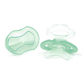 Прорізувач-гризунець для зубів силіконовий охолоджуючий "Перші зубки" Baby Ono Зелений