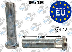 Шпилька колісна M12х1,5х40 шліц 12,2