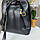 Модний жіночий рюкзак чорний, сумка-рюкзак жіноча трансформер 2 в 1, фото 7