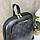 Модний жіночий рюкзак чорний, сумка-рюкзак жіноча трансформер 2 в 1, фото 10