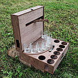 Наливатор для алкоголю на 8 чарок Дозатор алкогольних напоїв Автоматичний дозатор алкоголю, фото 2