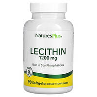 NaturesPlus Lecithin 1,200 mg, 90 капсул MS
