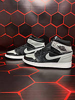 Nike Air Jordan 1 Retro High (кожа) (Топ якість) Чоловічі Кросівки, Мужская обувь 41(26,0)