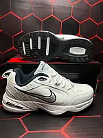 Мужские кроссовки Nike AIR MONARCH IV, (Найк Аір Монарх 4), кожа, белый, Вьетнам 42