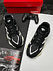 Чоловічі кросівки New Balance 9060 Black White (Чорні) Взуття Нью Беланс 9060 натуральна замша сітка демісезон, фото 5